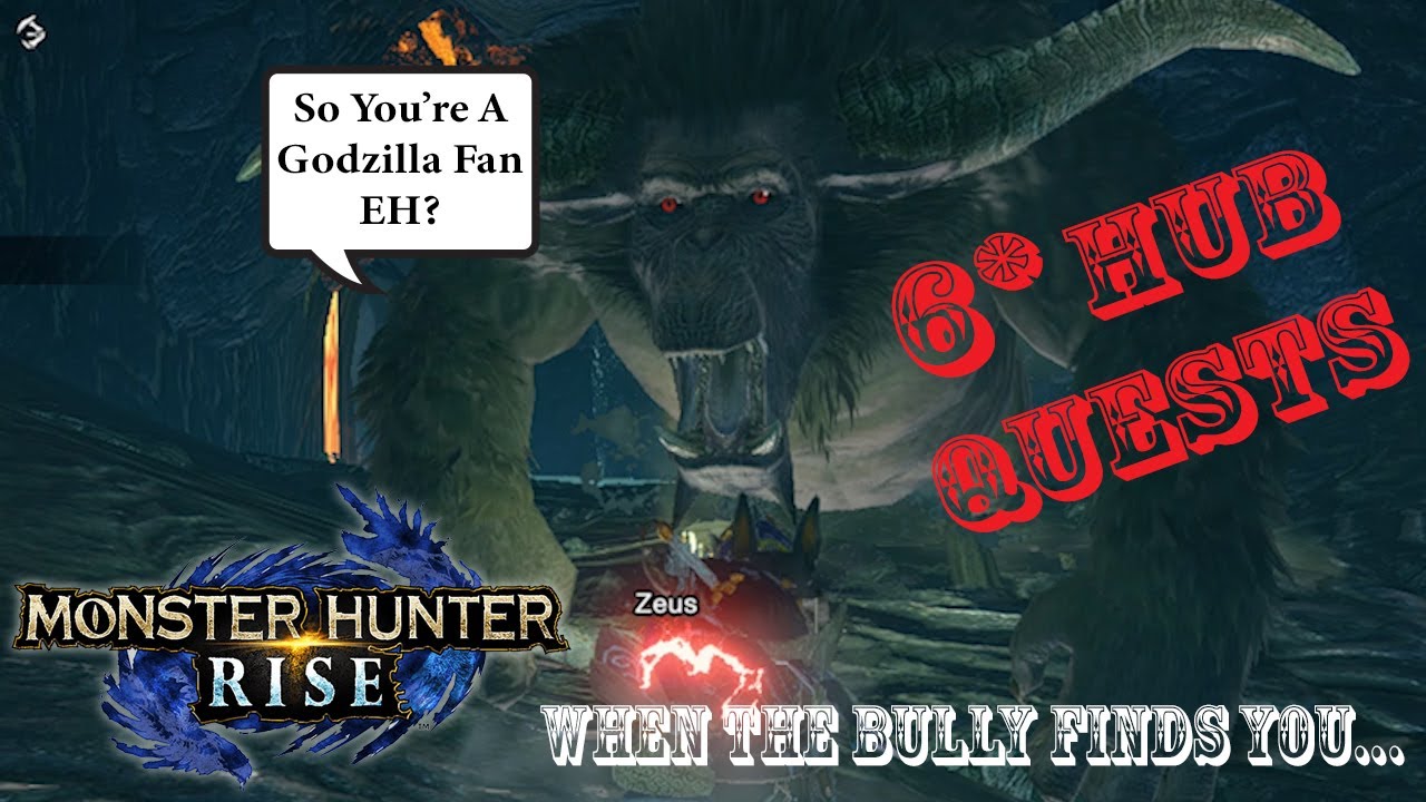 MH Rise 6 Star HUB Quests Special Guest Rajang Godzilla VS Kong