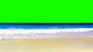 Free Hd Green Screen Waves On The Beach