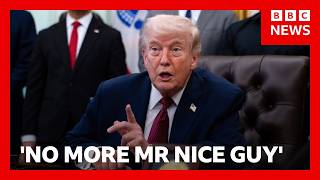 Trump threatens Iran's infrastructure as US team heads to Pakistan for talks | BBC News