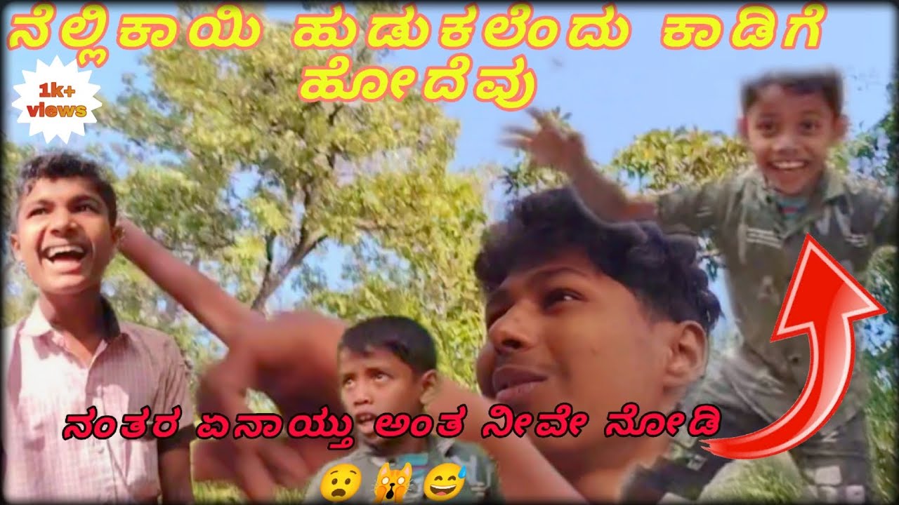 ನೆಲ್ಲಿಕಾಯಿ ಹುಡುಕಲೆಂದು ಕಾಡಿಗೆ ಹೋದೆವು 😂||Kadina Raja Meets the Boys! 🌲🤣||Crazy Forest Trek Gone Wrong!