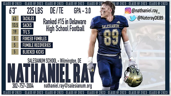 Nathaniel Ray, 2023 - Salesianum School