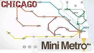 Mini Metro - Chicago (How to complete, Tips and Tricks)