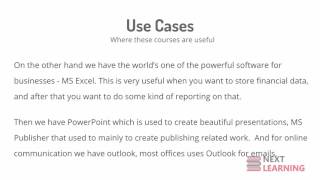 NEXT LEARNING office work English screenshot 5