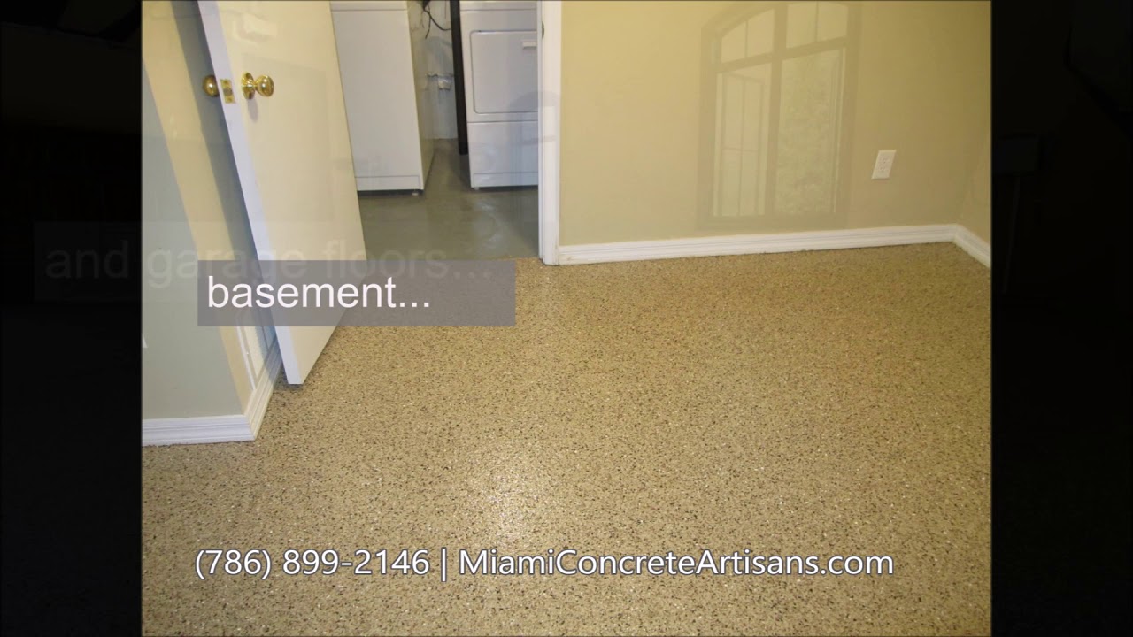 1 Epoxy Flooring Contractor Miami, Fl (786) 8992146 Miami Concrete