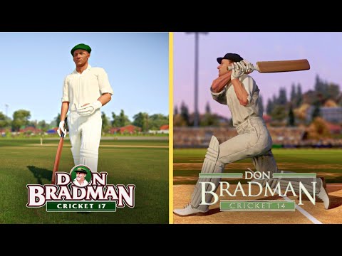 Don Bradman Cricket 17 Vs Don Bradman Cricket 14 | Gameplay & Graphics Comparison