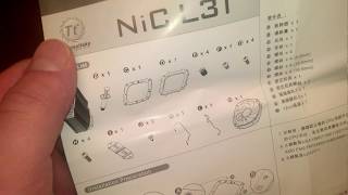 ThermalTake NiC L31 - silent CPU cooler up to 160W - UNBOXING