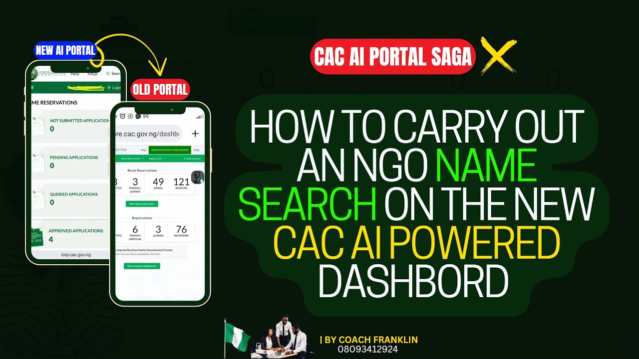How to Do NGO Name Search on the New CAC AI Portal - Step-by-Step Guide