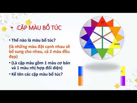 KHOI 4 tuan 1: bài MÀU SẮC TRONG TRANG TRÍ