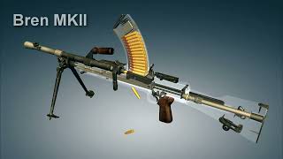 Bren Mkii Light Machine Gun How It Works  3dgun