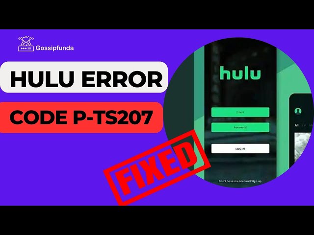Hulu error code p-ts207 - YouTube