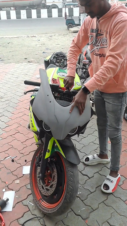 R15v3 modification to bmw s1000rr #r15modification #modification #r15 #r15v3 #minivlog #trending