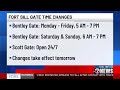 Fort Sill officials announce new gate hours