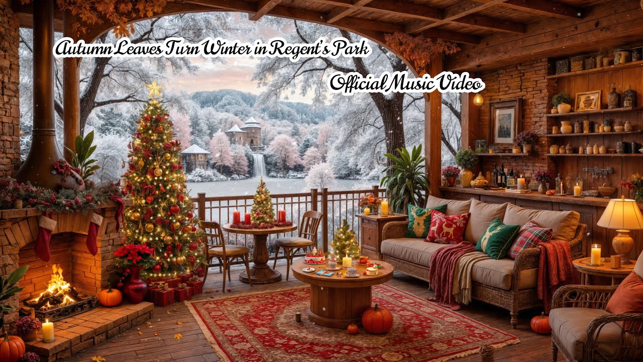 Espresso Jazz Vibes - Autumn Leaves Turn Winter in Regent’s Park ( Official Music Video )