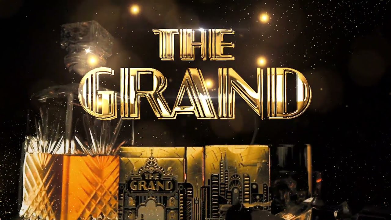 The Grand Golden Glamor Foiled Edition Playing Cards by Riffle Shuffle