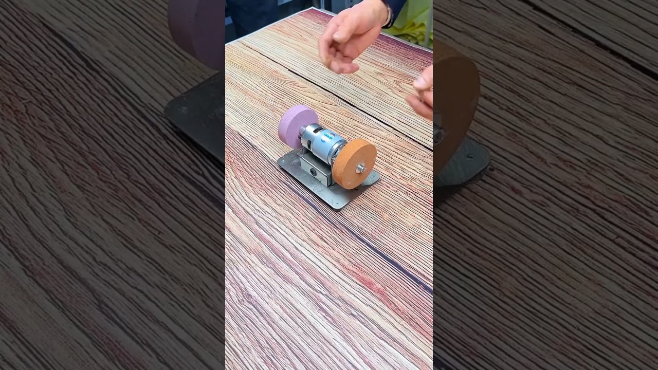 Craft YearTwo grinding wheels. 