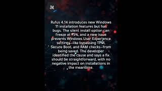 Rufus update breaks Windows 11 system requirements bypass feature in latest release