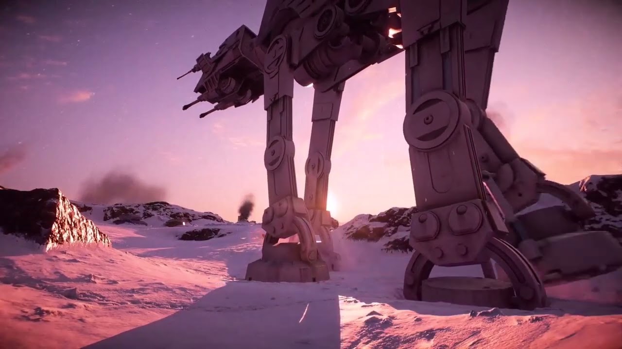Battle of Hoth Sunset Star Wars Ambience