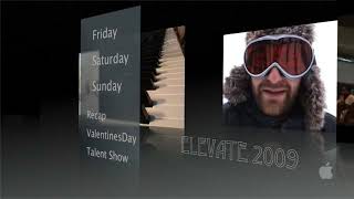 Elevate 2009 | iMovie DVD Menu