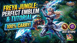 How to Play Freya Jungle Like a PRO! 🛡️ Full Tutorial & Best Setup (MLBB)