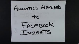 Analyzing Facebook Insights
