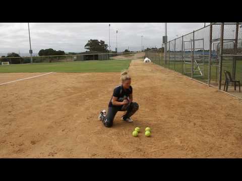 Softball Catcher Drills with Bel White - Part 1