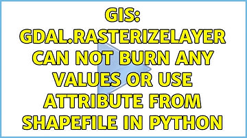 GIS: gdal.RasterizeLayer can not burn any values or use attribute from shapefile in python