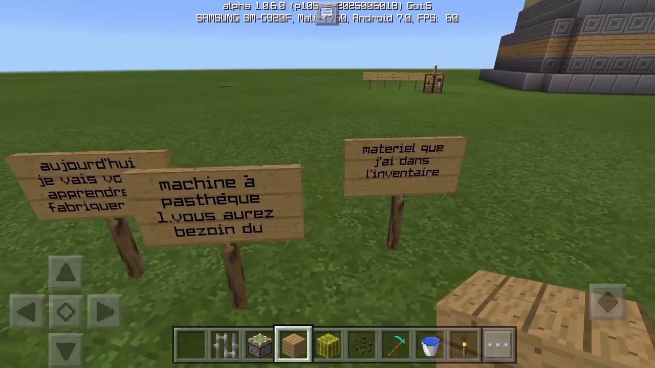 Tranchoir à melon/tutoriel minecraft