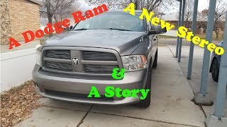 Story Time and Installing a Pioneer Stereo in our Dodge Ram 1500
