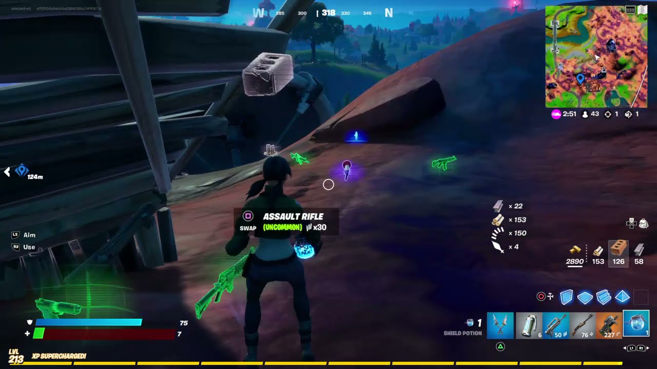 How to Collect Wood, Metal, and Stone for Rust Lord in Fortnite!