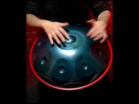 Handpan D Kurd 9notas en acero nitrurado, Centit Handpans