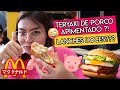 PROVAMOS TODOS OS LANCHES DIFERENTES DO MCDONALDS DO JAPÃO 🇯🇵✨🎊