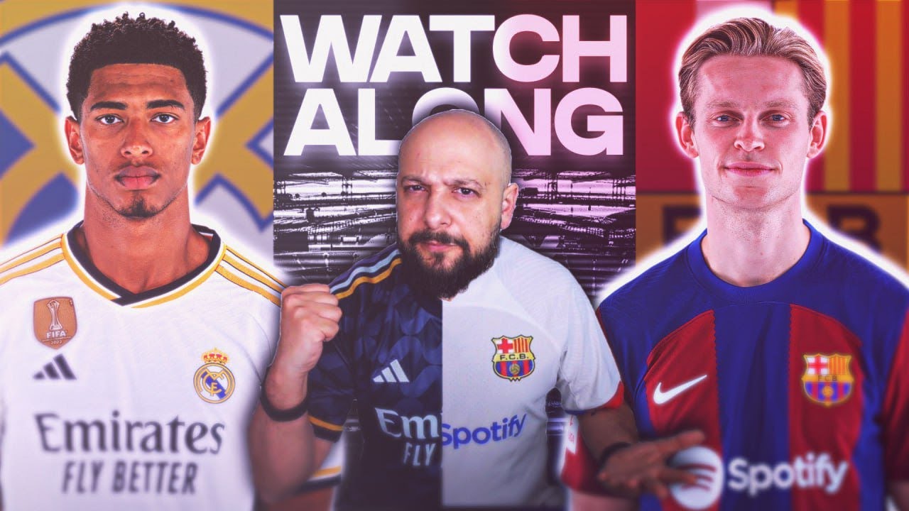 REAL MADRID vs BARCELONA | EL CLASICO LIVE MATCH REACTION - YouTube