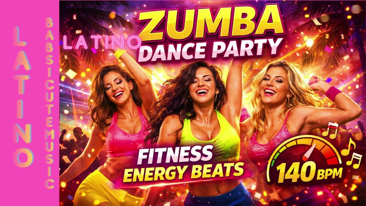 🔥 ZUMBA LATINO DANCE PARTY 💃 Fitness Energy Beats ⚡ 140 BPM 🔥Workout Gym Training