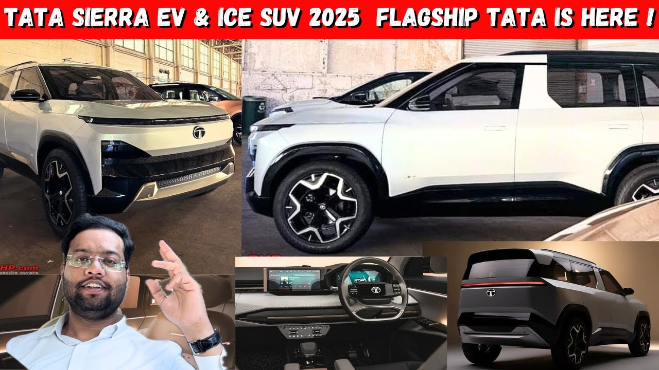 TATA SIERRA EV & ICE 2025 is COMING !! FLAGSHIP TATA SUV BETTER THAN ...