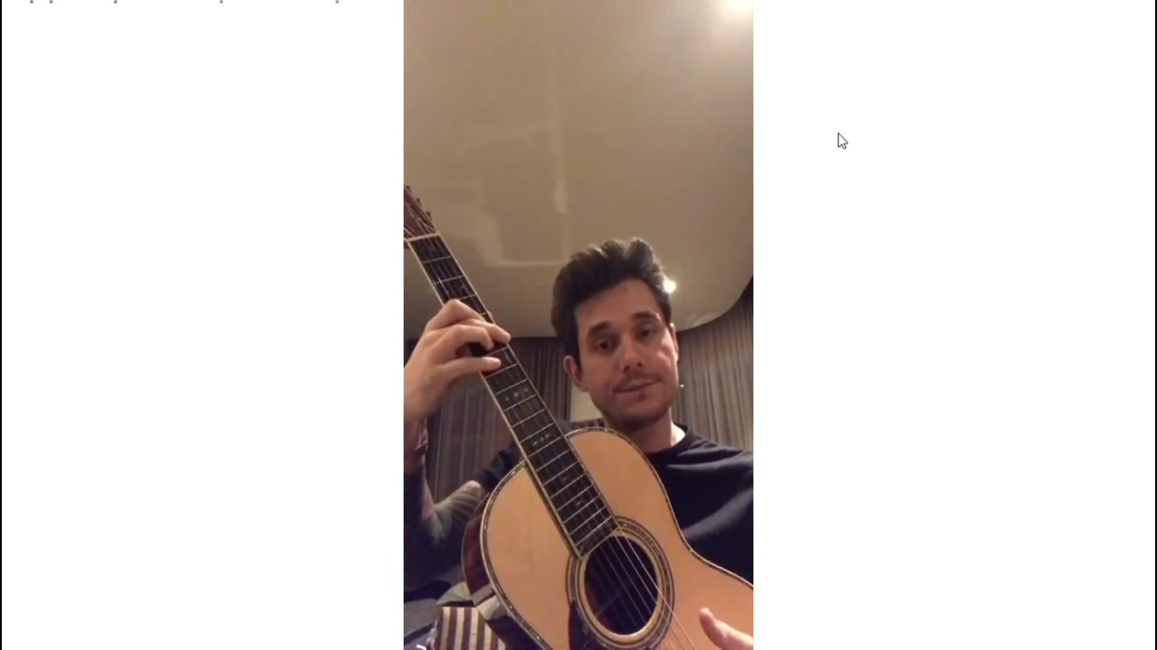 John Mayer -  Still Feel Like Your Man (1st time live performance) Instagram Live February 25, 2017