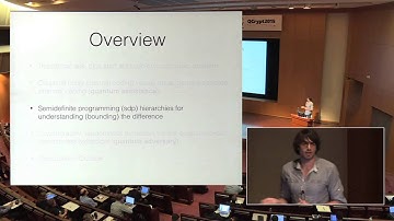 Mario Berta - Semidefinite programming hierarchies for quantum adversaries