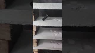 1000°C Hot Iron Ball vs Thermocol 😲. #shorts #asmr #experiment