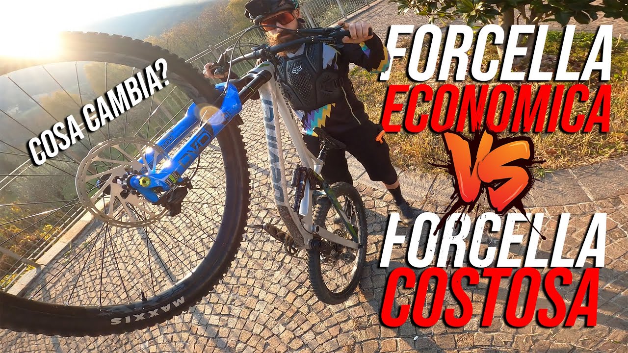FORCELLA MTB ECONOMICA VS COSTOSA // COSA CAMBIA? - YouTube