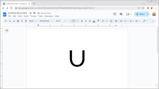 How to Insert the UNION Symbol (∪) in Google Docs
