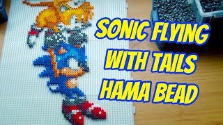 Sonic Flying With Tails Hama Bead Design- Dogtor Crafts
