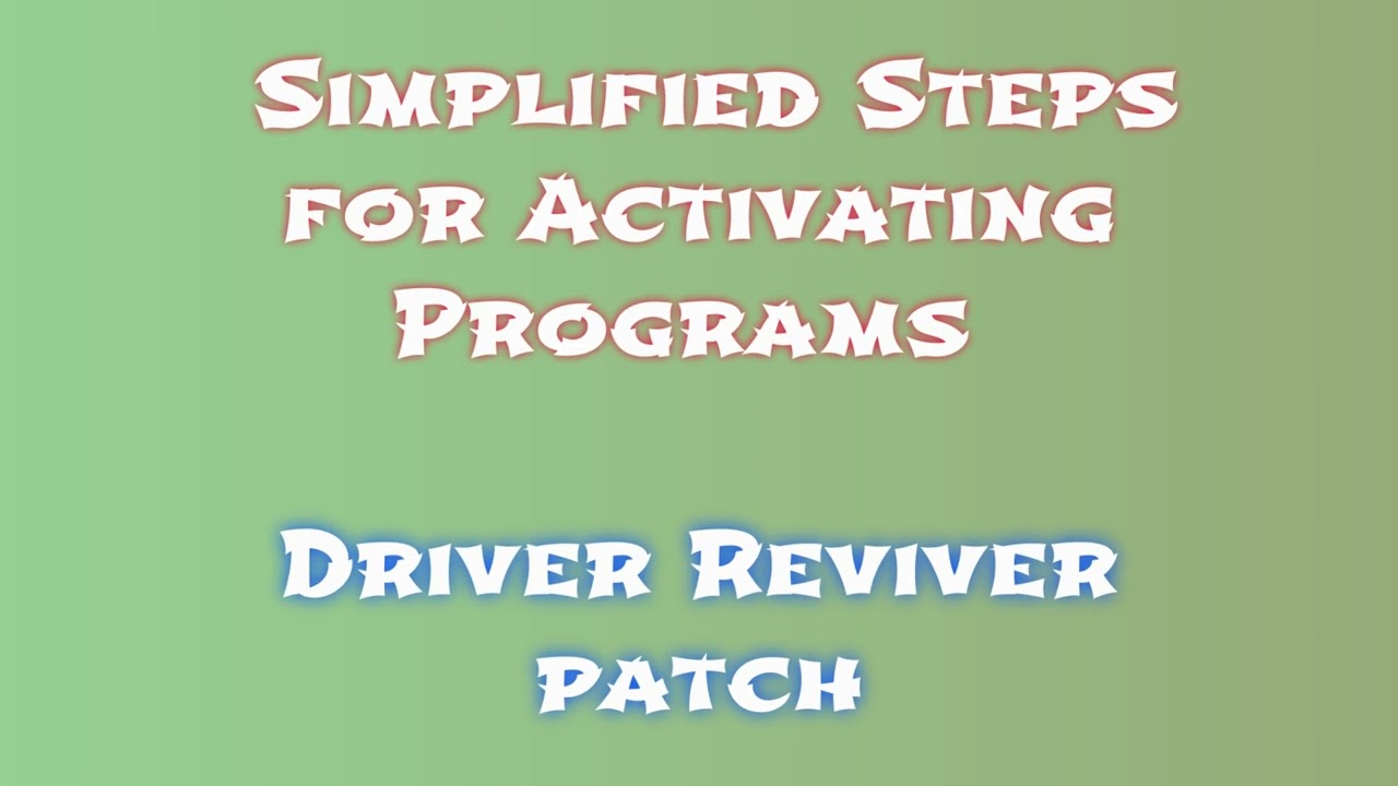 Driver Reviver: Easy Download and Installation Guide