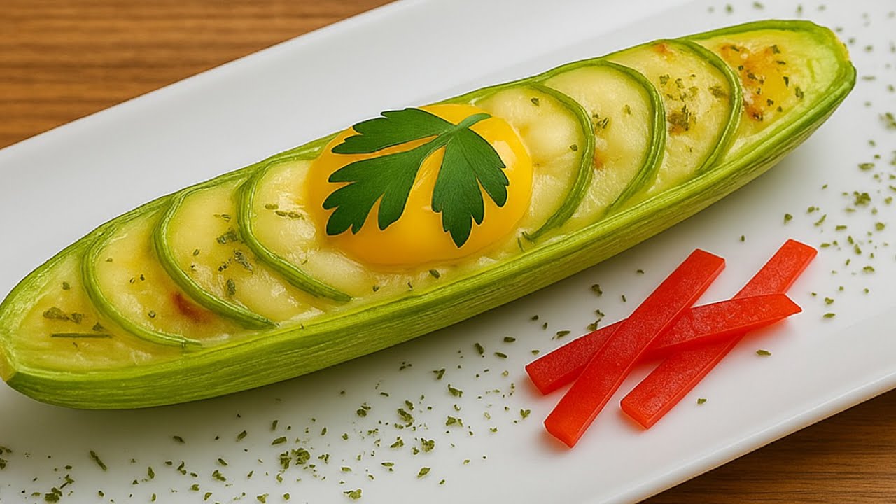 "This Stuffed Zucchini Boat Drove Everyone Crazy – So Simple, So Delicious!"