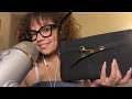 ASMR fast &amp; aggressive (kinda) show and tell of new new things in my purse &amp; makeup bag :P