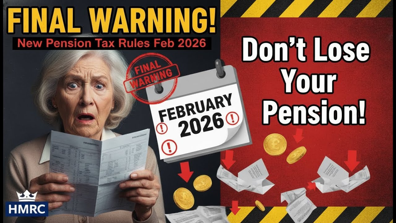 HMRC Final Warning: New Tax Rules Announced for UK pensioners - This February!