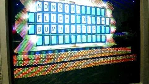 Wheel of Fortune 2nd Edition Playstation Run Game 27 Part 3