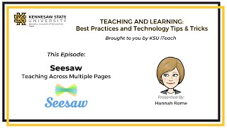 Seesaw - Teaching Across Multiple Pages