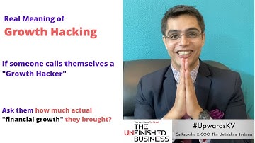 What is Growth Hack & how to achieve it? | #TUB |#UpwardsKV