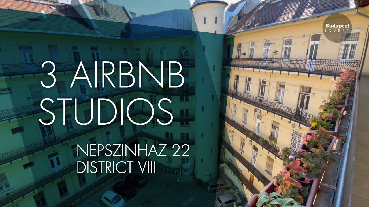 Investment-Chance in Budapest: 3 Airbnb Apartments mit Lizenz