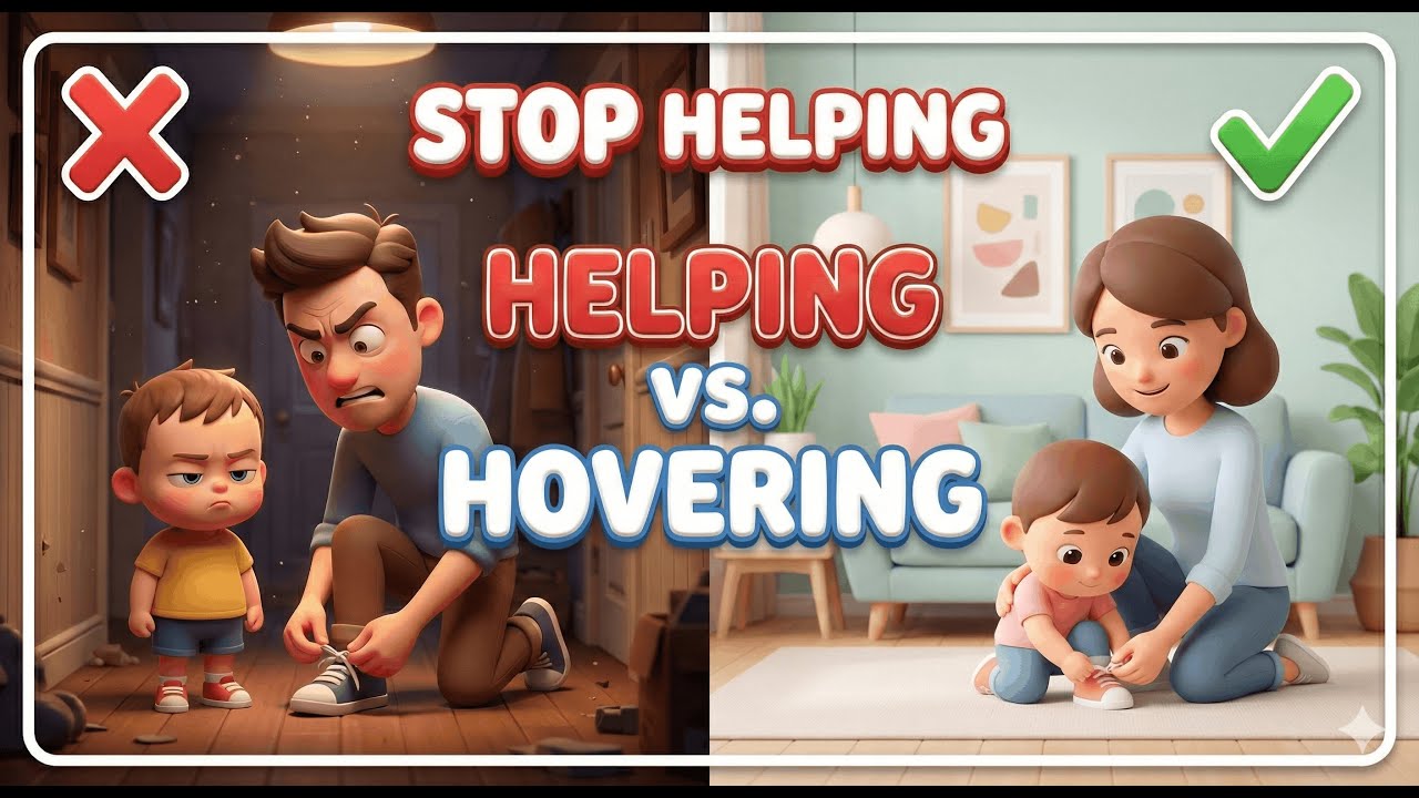 Stop Helping Your Child So Much! The Brain Science Behind Scaffolding vs. Hovering Parenting