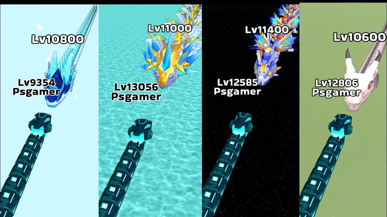 🐍Snake Clash! Level 10200-10400 All Boss Fights 🔥 999% Snake Battle 🔥